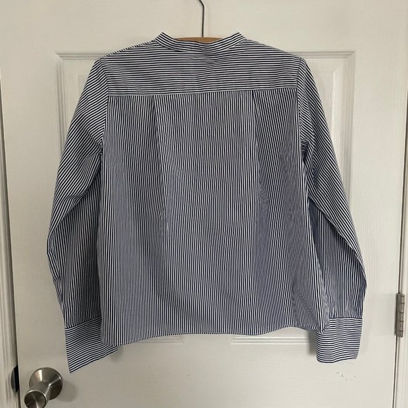 MUJI Collarless Boxy Shirt - Picture 2 of 6